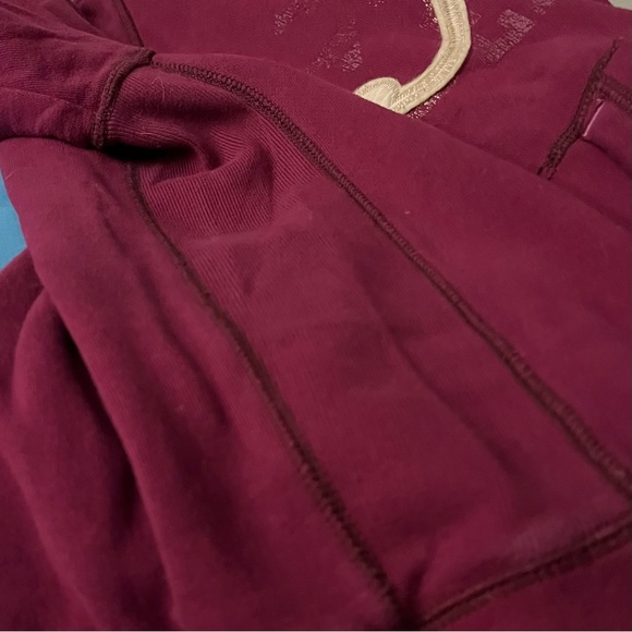 NWOT-American Eagle~Hoodie~Women’s Size L-Burgundy-Cotton - Picture 8 of 11